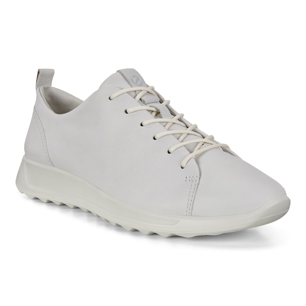 ECCO Womens Sneakers White - Flexure Runner - TNX-425308